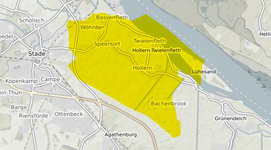 Immobilienpreisekarte Hollern Twielenfleth